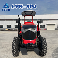 Tracteur agricole compact haute performance 50 CV, tracteur agricole à roues certifié Euro 5 CE EPA pour travaux de riziculture et de labour