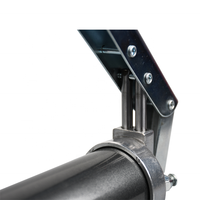 Pistolet à graisse manuel double tube robuste classique 600cc, portable en aluminium, pour atelier de réparation automobile