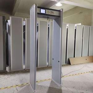 High-Precision Customized Security Metal Detector Gate Scanner Alumínio + Fireproof Painel Walkthrough LED Display Shockproof - Product Image 4