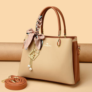 Borsa a Spalla Grande <span class=keywords><strong>di</strong></span> Lusso <span class=keywords><strong>di</strong></span> <span class=keywords><strong>Marca</strong></span> Famosa in Offerta Speciale con Design Color Block Borsa a Mano per Donna Firmata - Product Image 3