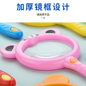 Loupe en forme d'ours pour enfants, jouet scientifique portatif pour enfants de 4 à 6 ans, outil d'apprentissage et d'exploration - Product Image 5