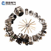 Connecteur M12 circulaire étanche IP67 industriel pour câble, 3, 7, 8, 9, 10, 12, 13, 14, 16 broches (M5, M8, M9, M16, M23, 7/8, 2, 3, 4, 5, 6, 7, 8, 9, 10, 12, 13, 14, 16)