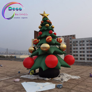 Khổng lồ quảng cáo khuyến mại <span class=keywords><strong>Inflatable</strong></span> 5m cây thông với Shinny bóng và sao cho Giáng sinh - Product Image 2