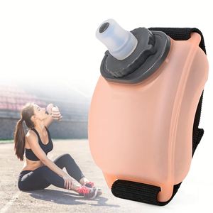 Botella de Agua Deportiva Personalizada con Logotipo, Libre de BPA, Ecológica, de Silicona de Grado Alimenticio, para Actividades al Aire Libre, Viajes, Gimnasio, Correr - Product Image 1