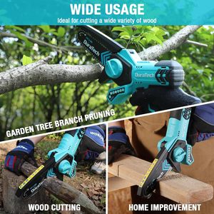 Mini Motosierra Eléctrica Inalámbrica de 12V, Motosierra Portátil de Una Mano para Podar Ramas de Árboles de Jardín y Cortar Madera - Product Image 5