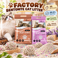 Sable sanitaire pour chats 5L, 99,5 % sans poussière, pour la distribution et le reapprovisionnement des distributeurs