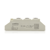 Redresseur en pont SKKD92/16, module de puissance à diodes redresseuses, modules de diodes redresseuses SKKD92/16 SKKD105F 12