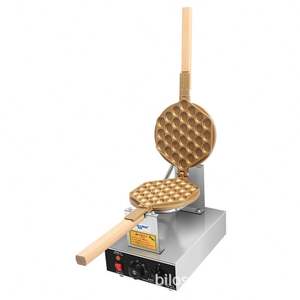 เครื่องทำขนมวาฟเฟิลกรวยลายสก็อตแบบไฟฟ้า พร้อมระบบควบคุมเชิงพาณิชย์ เคลือบสารกันติด - Product Image 6