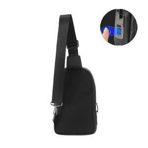 กันน้ําหนังแท้ Anti-Theft กระเป๋าล็อคลายนิ้วมือผู้ชายกระเป๋าสะพายข้างผู้ชายกระเป๋าสะพายข้างสําหรับผู้ชาย - Product Image 5