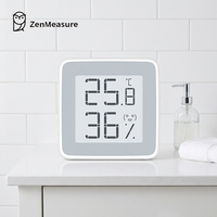 Thermomètre hygromètre LCD rond ZenMeasure, directement de l'usine, ABS, indice de protection IP67, OEM/ODM pour étui de guitare, entretien des instruments, certifié CE