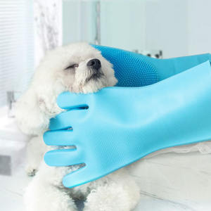 Gants de douche <span class=keywords><strong>pour</strong></span> animaux de compagnie en vente chaude, fournitures de bain <span class=keywords><strong>pour</strong></span> chiens et chats, gants de toilettage et de nettoyage <span class=keywords><strong>pour</strong></span> animaux de compagnie - Product Image 2