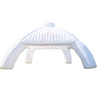 Tente de mariage gonflable géante de 10 m de diamètre, 4 pieds, pour événements commerciaux, plage, camping, chapiteau gonflable