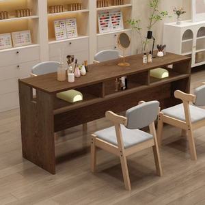 Station de manucure de salon haut de gamme - Bureau moderne pour nail art avec rangement pour studio de beauté - Product Image 4