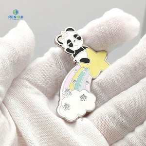 Custom gold logo BTS kpop football club metal hard badge nickle free and led free plating glitter enamel pin lapel pin for suit - Product Image 4