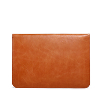 Cire d'huile de haute qualité en cuir véritable pochette d'ordinateur en cuir housse pour ordinateur portable pour Apple Mac Pro Macbook