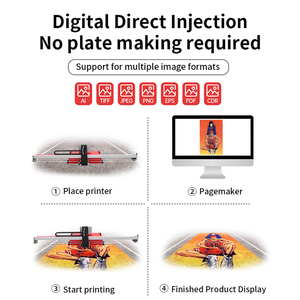 Полностью автоматическая интеллектуальная ультрафиолетовая парковочная печатная машина высокого разрешения, принтер непосредственно на первом этаже, 3D рекламный цвет - Product Image 6