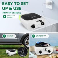 Compresseur haute pression portable électrique 20 PSI personnalisable pour planches de SUP, plateformes flottantes et paddle boards gonflables