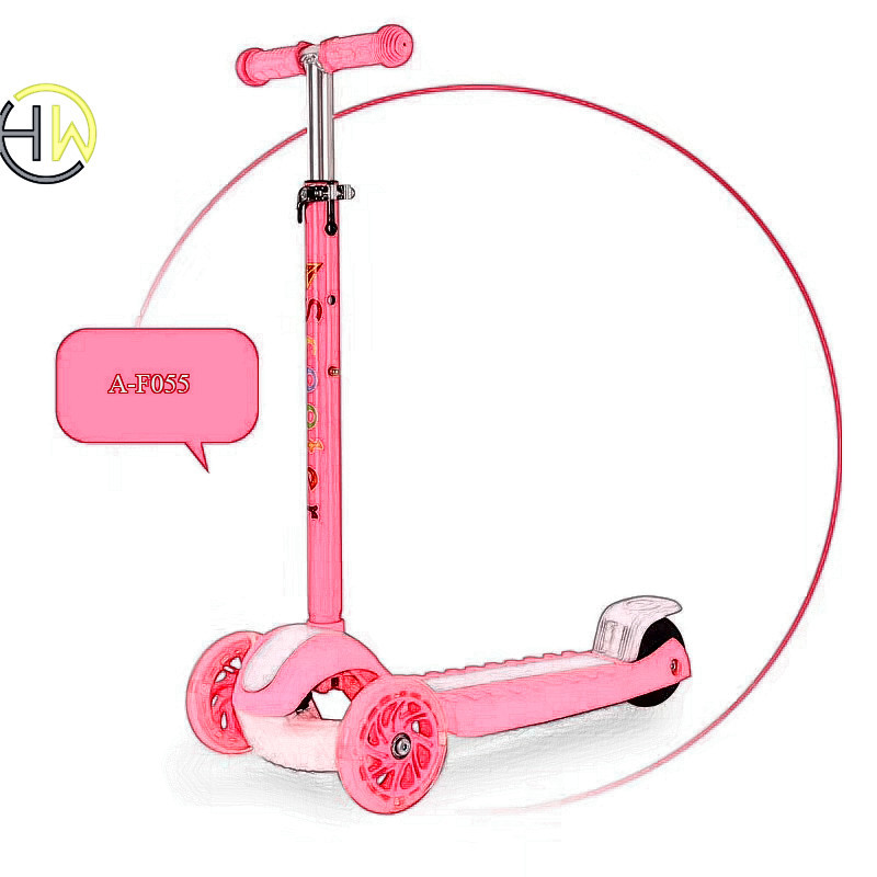 Châssis robuste design/fabriqué en Chine haute qualité prix bas enfants scooters/a l'air cool et pliable