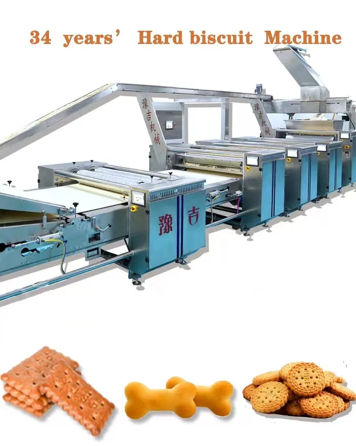 크림 맛 스위트 쿠키 비스킷 생산 라인 가공 장비 기계
