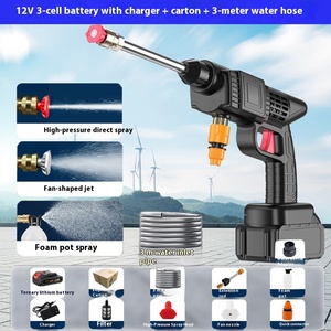 Hidrolavadora Portátil de Acero Inoxidable de Alta Presión, Eléctrica, para Uso Doméstico y Lavado de Autos, con Batería, Venta al Por Mayor de Fábrica - Product Image 2