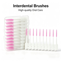 Brosse interdentaire en silicone souple élastique la plus vendue – Nettoyage en profondeur doux entre les dents serrées – Brosse en caoutchouc souple