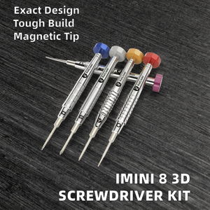 <span class=keywords><strong>Destornillador</strong></span> de precisión IMINI <span class=keywords><strong>8</strong></span> 3D <span class=keywords><strong>para</strong></span> <span class=keywords><strong>iPhone</strong></span> Samsung, reparación de teléfonos móviles, broca magnética, mango de acero, acabado liso, OEM personalizado - Product Image 3