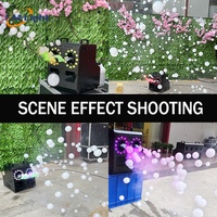 DMX contrôle rbgw led lumière 2 sortie de fumée 1500W machine à bulles de fumée pour scène de fête de mariage DJ disco machine à bulles de brouillard