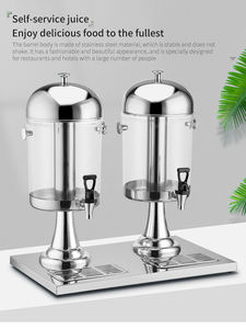 Dispensador <span class=keywords><strong>de</strong></span> Bebidas Comercial <span class=keywords><strong>de</strong></span> Acero Inoxidable <span class=keywords><strong>de</strong></span> Grado Alimenticio, para Buffet, con Capacidad <span class=keywords><strong>de</strong></span> 8-24L, Dispensador Manual <span class=keywords><strong>de</strong></span> Jugo con <span class=keywords><strong>Grifo</strong></span> - Product Image 4
