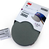 Disque abrasif en mousse 3M 02085 Trizact P3000, disque éponge pour la finition de la peinture, l'élimination des micro-rayures, le polissage et le ponçage