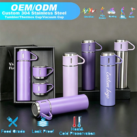 Bouteille isotherme en acier inoxydable à double paroi de 500 ml avec logo personnalisé promotionnel pour les événements d'entreprise et les cadeaux