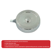 50 500 1000N micro medidor de tensión compresión tipo redondo sensor de fuerza de celda de carga