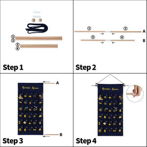 2025 רמדאן karem קישוטי לוח השנה הופעה רמדאן מובארק לילדים - Product Image 5