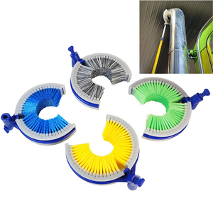 Brosse télescopique en aluminium pour nettoyage domestique, alimentée en eau, avec col de cygne en silicone, écologique et durable, pour cheminées et fenêtres (modèle métallique) - Product Image 1