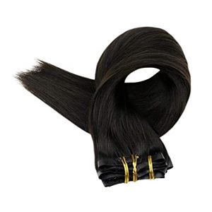 Parrucchino/Topper con Base in Seta e Chiusura in Capelli Umani Remy Brasiliani 100% Naturali Lisci, Destro - Product Image 4