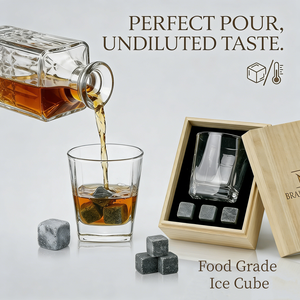 Set de Regalo para el Día del Padre, Juego de Vasos de Whisky Cuadrados de Alta Calidad con Piedras de Whisky de Mármol Reutilizables, <span class=keywords><strong>Regalos</strong></span> Promocionales de <span class=keywords><strong>Empresa</strong></span> - Product Image 3