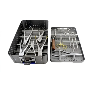 Juego de Instrumentos Ortopédicos con Alambre de Kirschner, Instrumentos Quirúrgicos de Acero Inoxidable Alemán, Reutilizables, CE ISO - Product Image 1