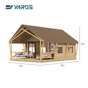 Prairie Glamping tenda in legno Outdoor Glamping Luxury Safari Desert Hotel Resort House tende - Product Image 2