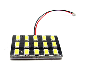 Lampe d'ambiance LED RGB 5050 SMD 15 24 36 pour intérieur de voiture, plafonnier, éclairage de lecture avec connecteur BA9S T10 à ressort - Product Image 1