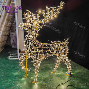 Décoration de Noël extérieure personnalisée avec motif de cerf LED, décoration de renne pour événements commerciaux, fêtes, places publiques, rues, IP65 - Product Image 5