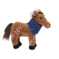 Peluche cheval en coton PP personnalisable, jouet en peluche cheval de simulation, peluche avec services OEM ODM