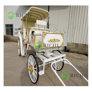 इलेक्ट्रिक वेडिंग हॉर्स कैरिज वाहन वाहन वाहन वाहन की टायर बैटरी संचालित खिलौना घोड़ा गाड़ी - Product Image 6