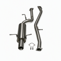 Tuyau d'échappement arrière central brossé en acier inoxydable SS304 pour Subaru Impreza WRX STI 7 8 9 2.0T – Amélioration des performances