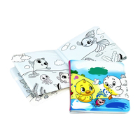 Livre de coloriage magique réutilisable à l'eau pour enfants, bébés et tout-petits, jouet de bain éducatif imperméable qui change de couleur