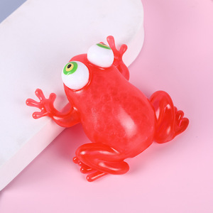 Balle anti-stress TPR 2025, jouets fantaisie, impression de logo, grenouille anti-stress remplie de billes d'eau, jouets écologiques en TPR pour enfants, cadeau - Product Image 5