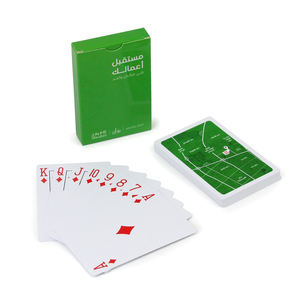 Bolso de póker dorado de Pvc, buena calidad, fabricante de cartas de juego Jumbo de <span class=keywords><strong>Bonu</strong></span> saudita - Product Image 1