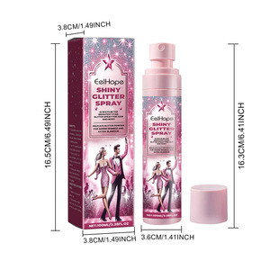 EELHOPE Vente en gros Maquillage de qualité cosmétique Cheveux Visage Corps Ongles Vêtements Durable Imperméable Festival Rave Beauty Glitter <span class=keywords><strong>Spray</strong></span> - Product Image 6
