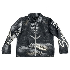 Custom Jacquard Woven <strong>Tapestry</strong> for Men High Quality <strong>Vintage</strong> Style Plus Sizes XL for Spring Season