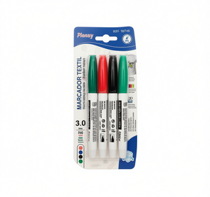 Pennarelli per Tessuti Plenny 3mm 4 Pezzi per Lavorazione Tessile - Product Image 1