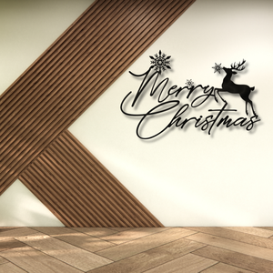 Décoration murale de Noël en métal noir artistique, élégante décoration de vacances pour le salon, la chambre à coucher, le bureau, provenant d'Inde - Product Image 5