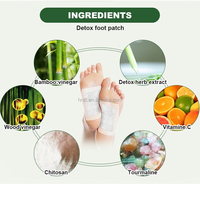 Produits les plus vendus de Lijitang aux États-Unis Patch détoxifiant pour les pieds au gingembre Patch détoxifiant pour les pieds du Japon Patch détoxifiant pour les pieds japonais
